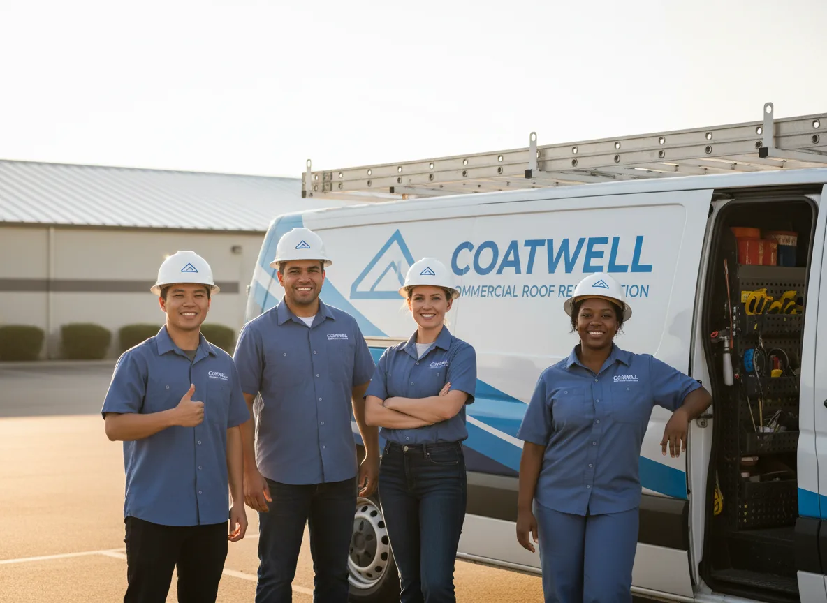 Commercial roof coating company in Cardinal, VA